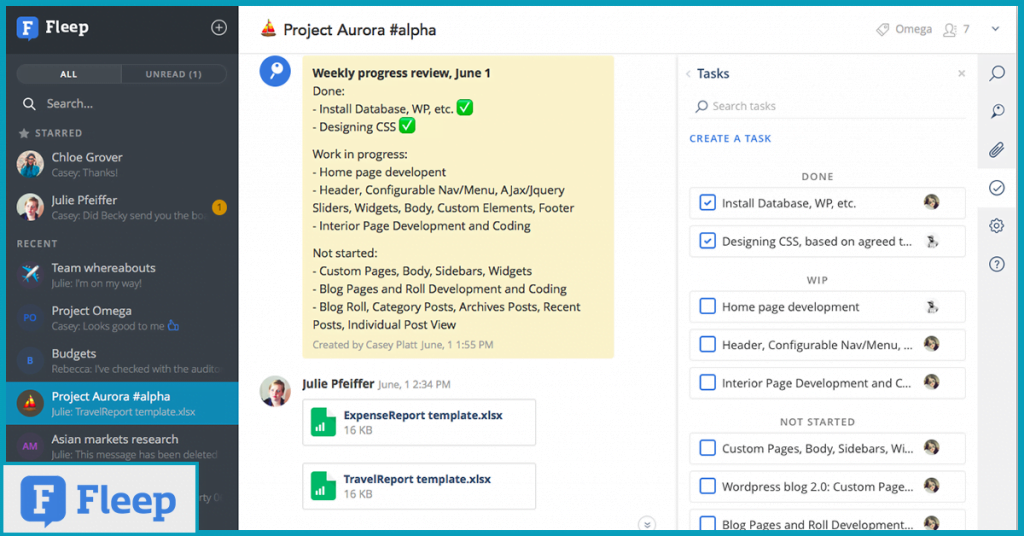 Fleep-review- the universal communication tool
