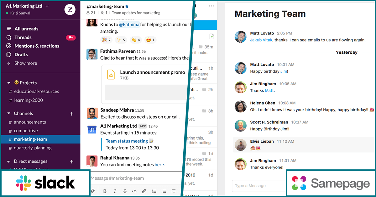 Slack instant messaging support Slack instant messaging support