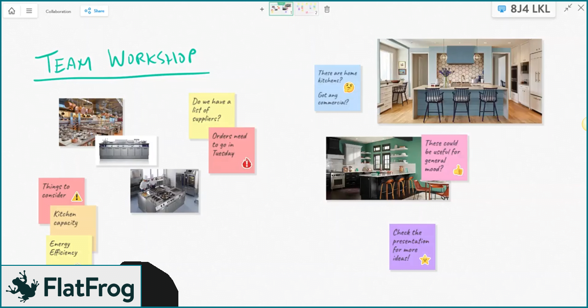 Flatfrog virtual team workshop
