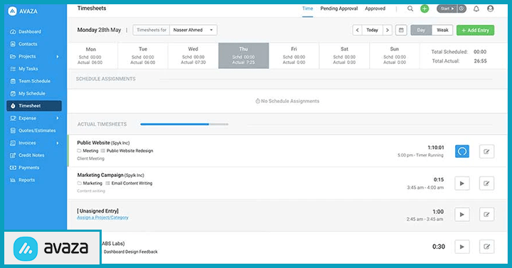 Avaza-review-online-timesheet