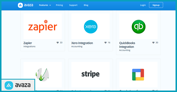 Avaza-integrations