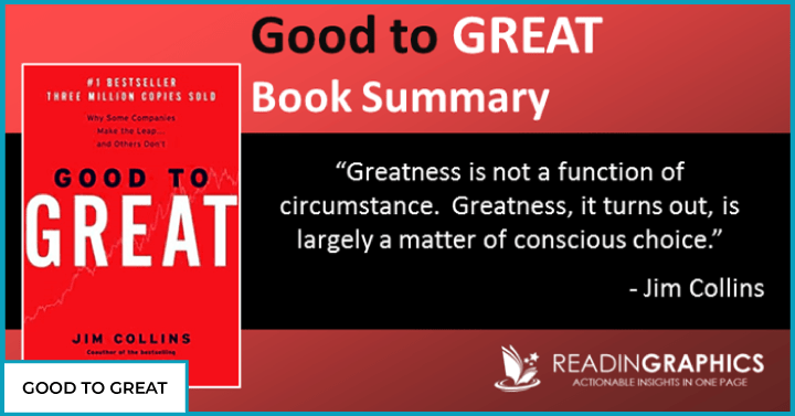 Good to great, Jim Collins