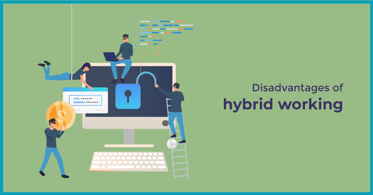 Disadvantages of hybrid working