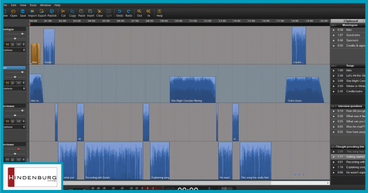 Hindenburg Journalist audio editor