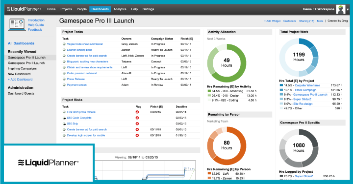 LiquidPlanner- best for project management