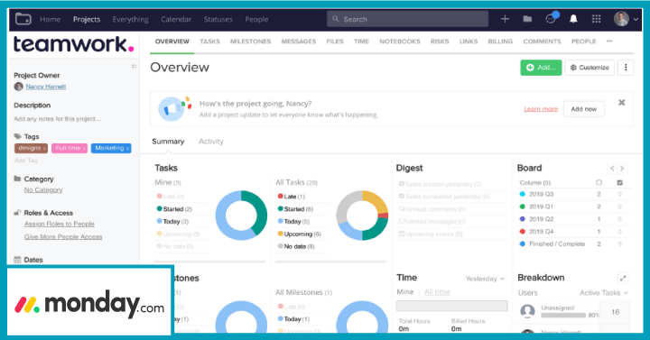 Monday.com- best for teamwork