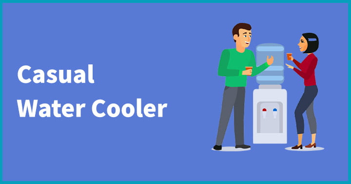 Casual water cooler