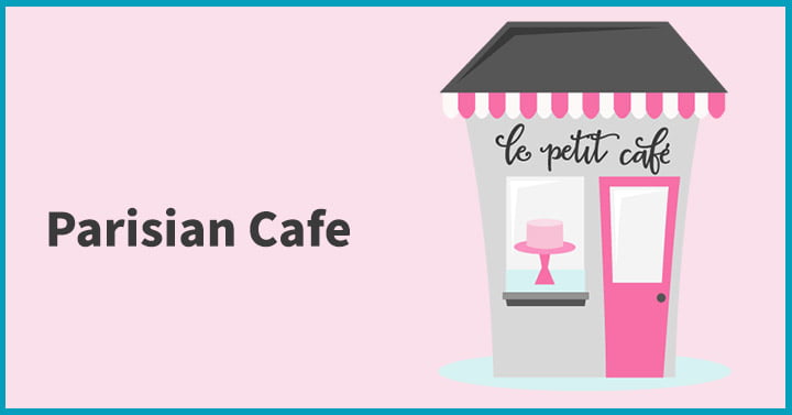 Parisian cafe