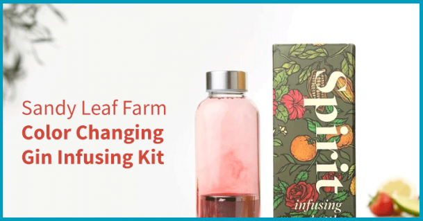 Sandy Leaf Farm Color Changing Gin Infusing Kit