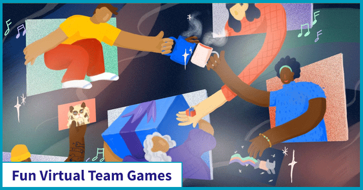 Fun virtual team games