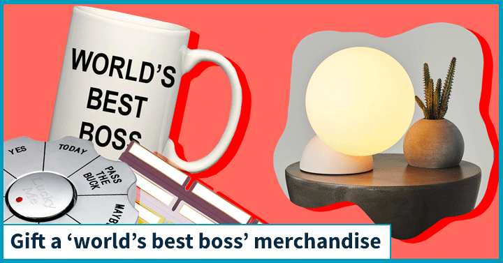 Gift a ‘World’s Best Boss’ merchandise