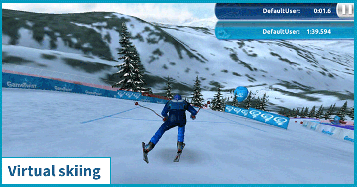 Virtual skiing