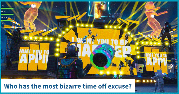 Who has the most bizarre time off excuse