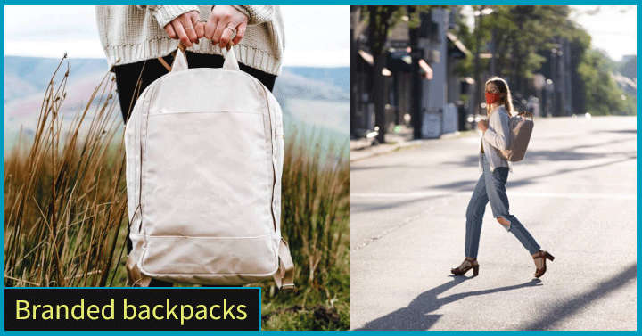 Branded backpacks