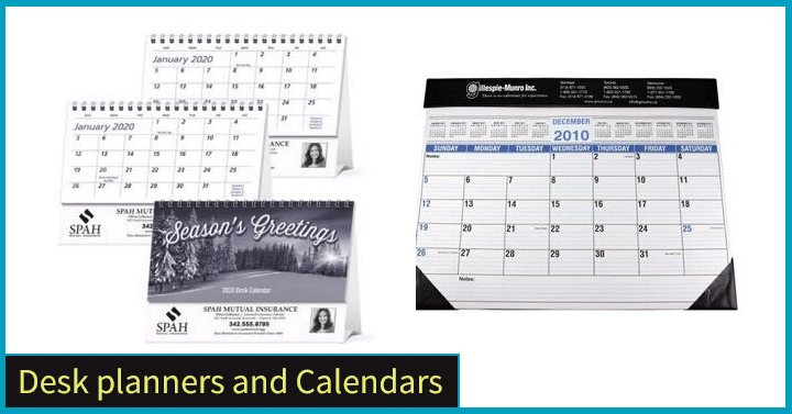 Desk planners and Calendars