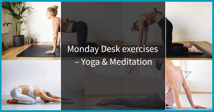 Monday desk exercises at work – Yoga