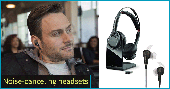 Noise-canceling headsets