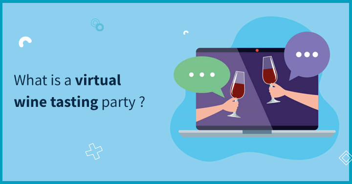 What is a virtual wine tasting party