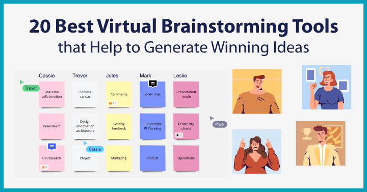 20 Best Virtual Brainstorming Tools that Help to Generate Winning Ideas