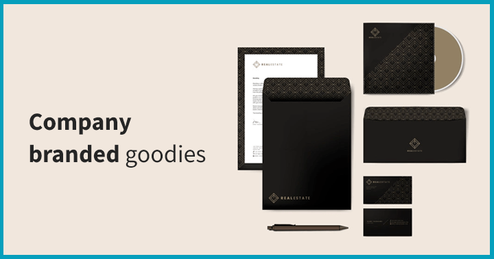 Company branded goodies