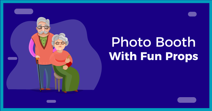 Photo Booth With Fun Props