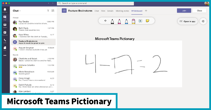 Microsoft Teams Pictionary 