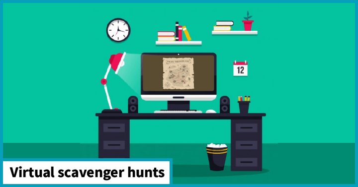 Virtual scavenger hunts