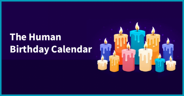 The Human Birthday Calendar