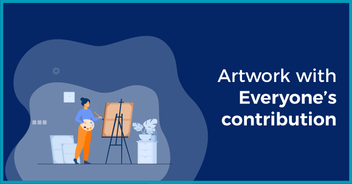 Artwork with everyone’s contribution
