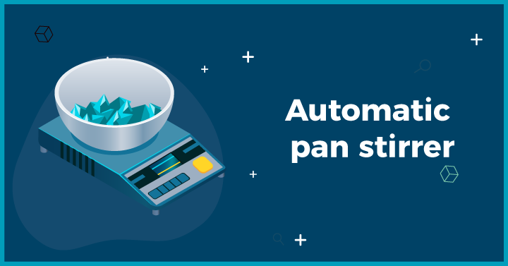 Automatic pan stirrer