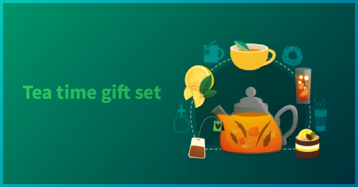 Tea time gift set