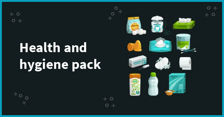 Health and hygiene pack