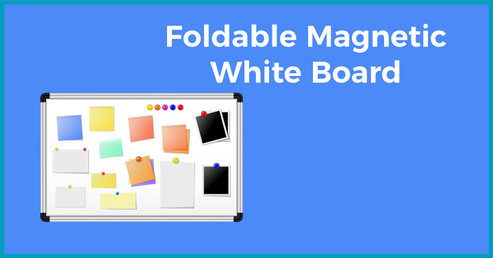 Foldable Magnetic White Board