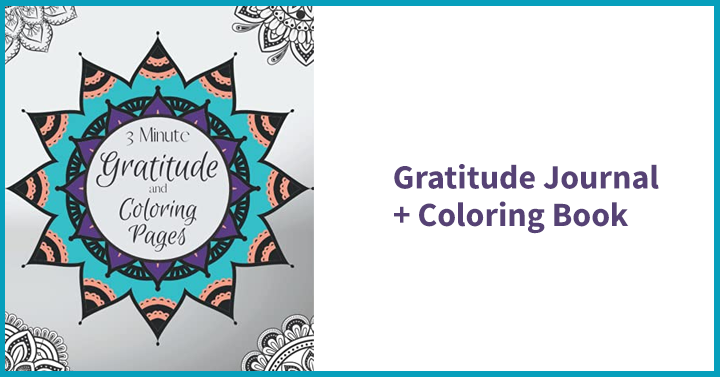 Gratitude Journal + Coloring Book