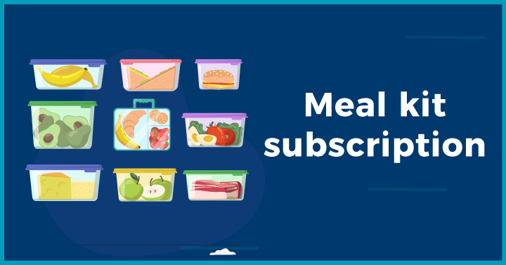 Meal kit subscription