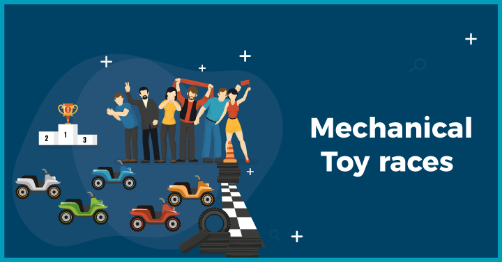 Mechanical toy races