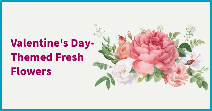 Valentine's Day-Themed Fresh Flowers