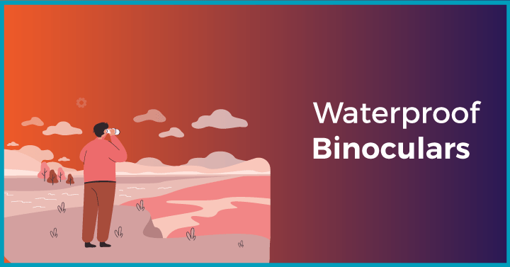 Waterproof binoculars