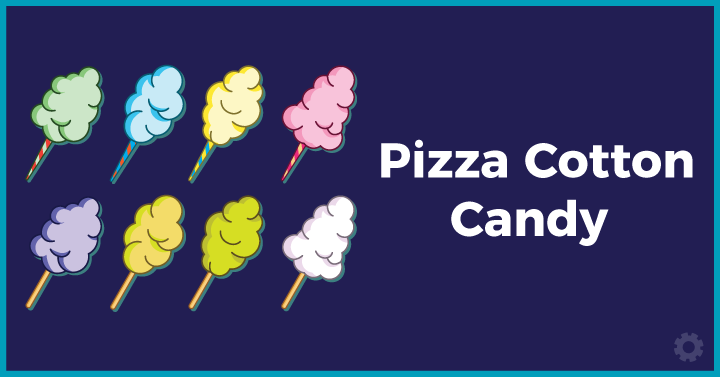 Pizza Cotton Candy