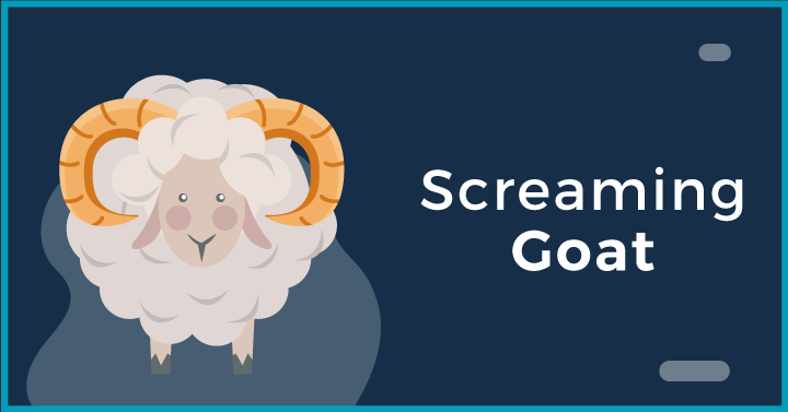 Screaming goat