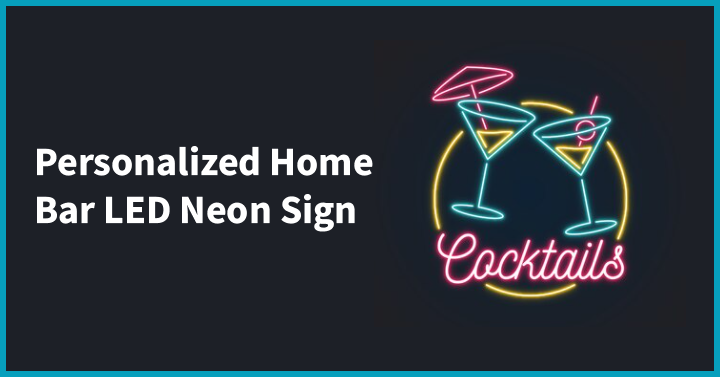 Personalized Home Bar LED Neon Sign