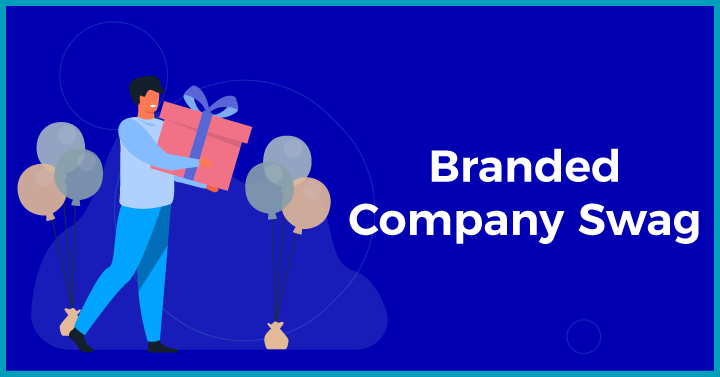 Branded company swag