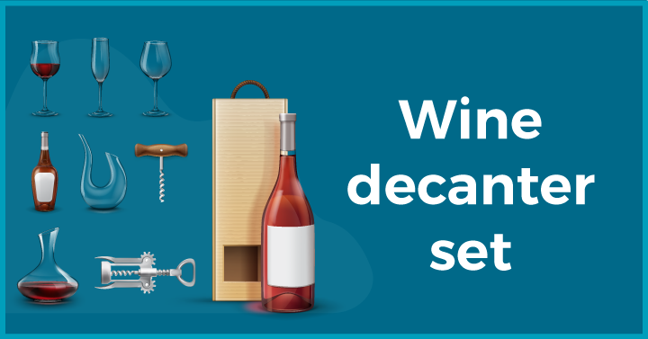 Wine decanter set