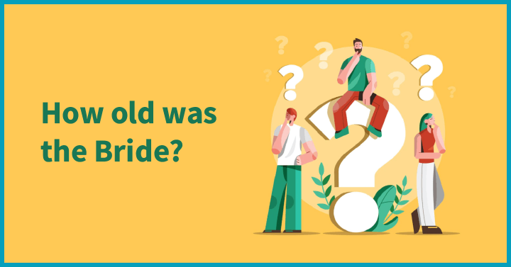 How old was the Bride?