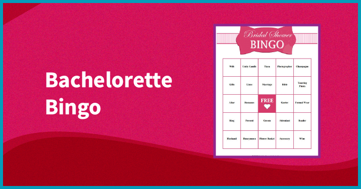 Bachelorette Bingo