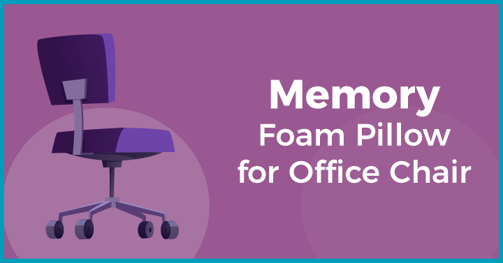 Memory Foam Pillow for Office Chair