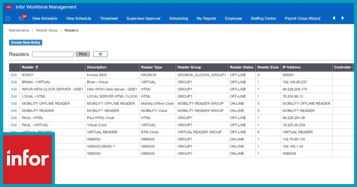 Infor Workforce Management