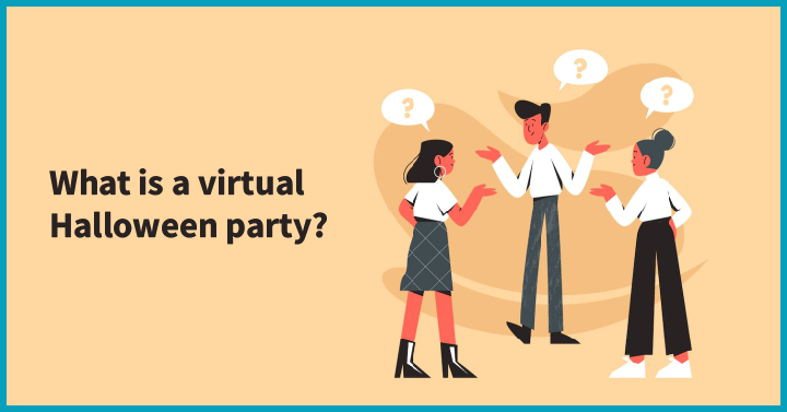 What is a virtual Halloween party?