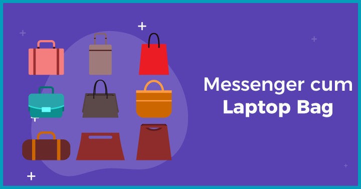 Messenger-cum-Laptop Bag