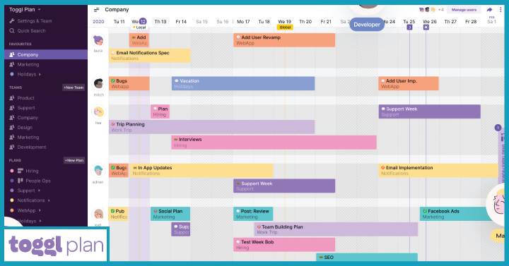 Toggl Plan